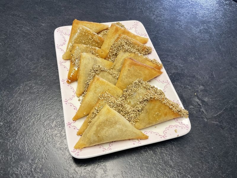 Cliquez pour zoomer ! Briouates aux amandes Thermomix par Les saveurs d’Ann’Abel