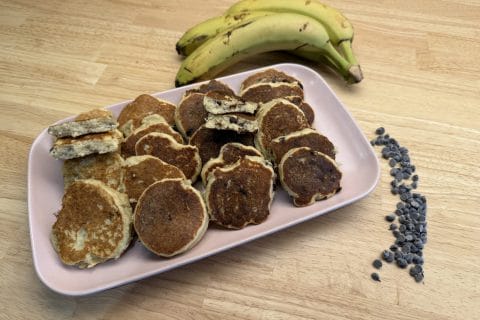 Cliquez pour zoomer ! Pancakes à la banane Thermomix par Les saveurs d’Ann’Abel