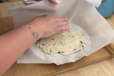 Cliquez pour zoomer ! Cong you bing – Galettes à la ciboule Thermomix par Les saveurs d’Ann’Abel