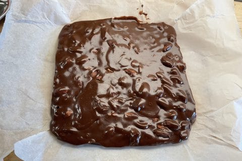 Cliquez pour zoomer ! Caramiel au chocolat et fruits secs Thermomix par Les saveurs d’Ann’Abel