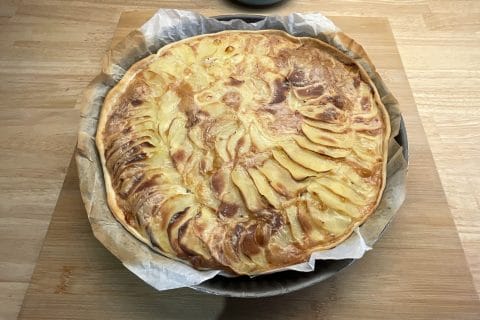 Cliquez pour zoomer ! Tarte aux pommes de terre et lardons Thermomix par Les saveurs d’Ann’Abel
