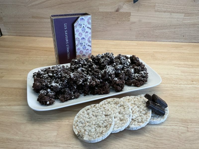 Cliquez pour zoomer ! Bouchées de riz soufflé au chocolat Thermomix par Les saveurs d’Ann’Abel