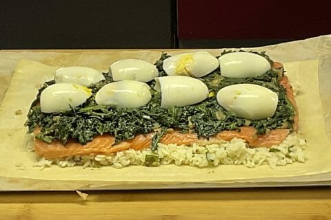 Cliquez pour zoomer ! Koulibiac de saumon Thermomix par Les saveurs d’Ann’Abel