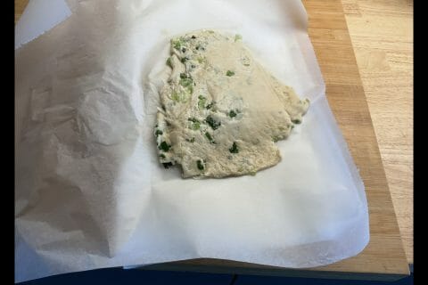 Cliquez pour zoomer ! Cong you bing – Galettes à la ciboule Thermomix par Les saveurs d’Ann’Abel