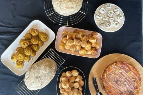 Cliquez pour zoomer ! Gougères au curry Thermomix par Les saveurs d’Ann’Abel