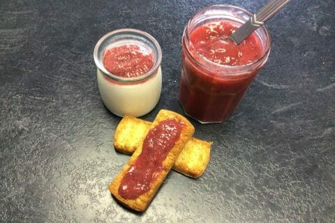 Cliquez pour zoomer ! Crufiture de fraises Thermomix par Les saveurs d’Ann’Abel