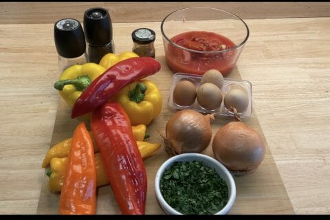 Cliquez pour zoomer ! Piperade Thermomix par Les saveurs d’Ann’Abel