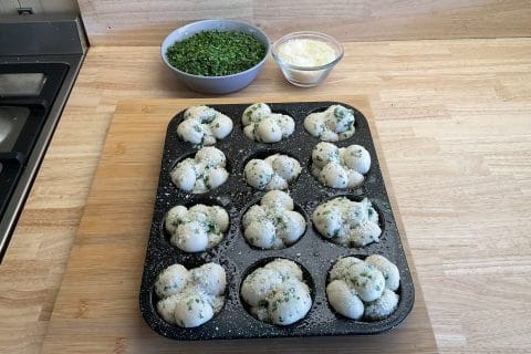 Cliquez pour zoomer ! Mini monkey bread à l’ail Thermomix par Les saveurs d’Ann’Abel