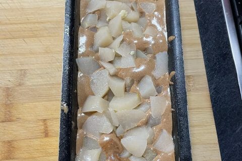 Cliquez pour zoomer ! Crumb cake poires et chocolat Thermomix par Les saveurs d’Ann’Abel