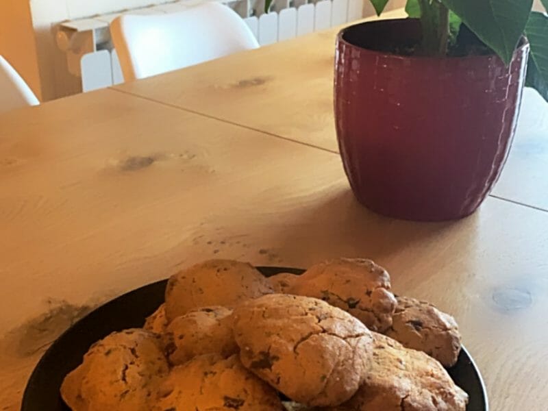 Cliquez pour zoomer ! Cookies beurre de cacahuète et pépites de chocolat Thermomix par emmatteo19