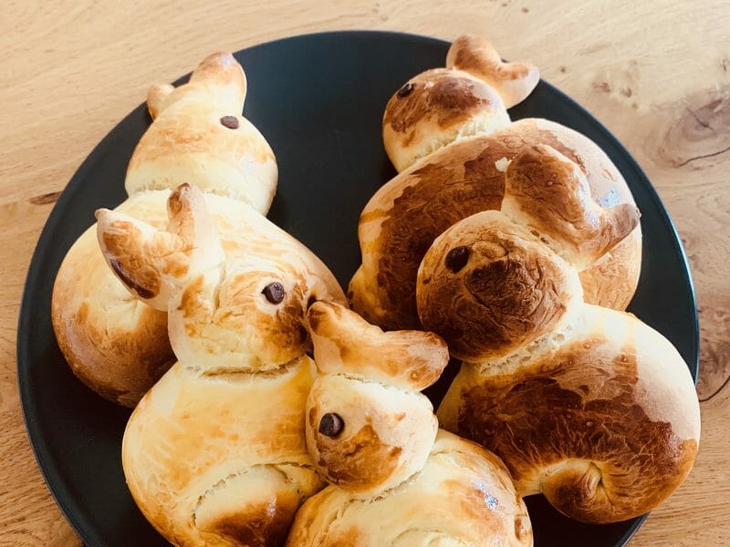 Brioches lapin de Pâques Thermomix par emmatteo19