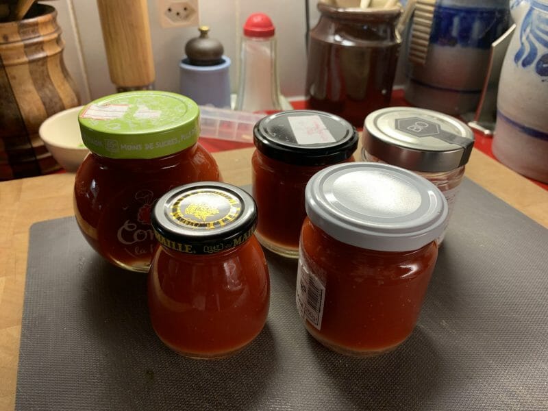 Cliquez pour zoomer ! Confiture mangue fraises Thermomix par catsto