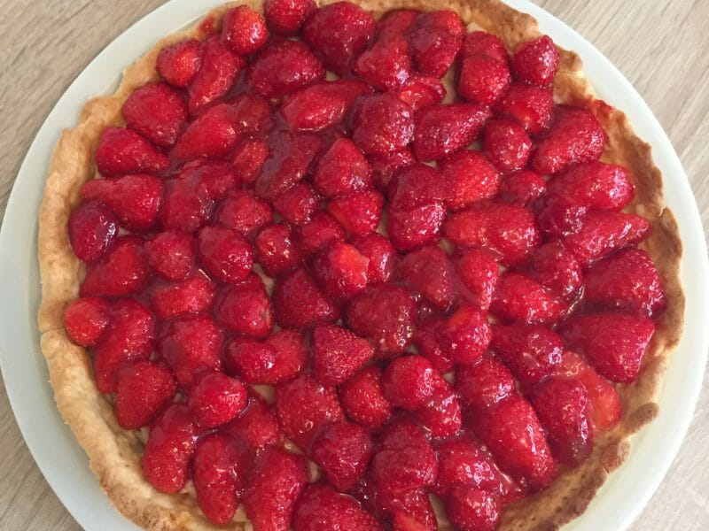 Cliquez pour zoomer ! Tarte aux fraises Thermomix par nioki29