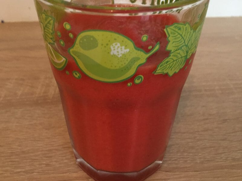 Cliquez pour zoomer ! Smoothie fraise myrtille Thermomix par nioki29