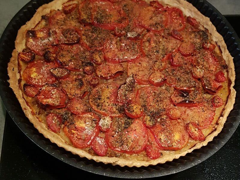 Cliquez pour zoomer ! Tarte salée façon tomates farcies Thermomix par anne-sophie_26