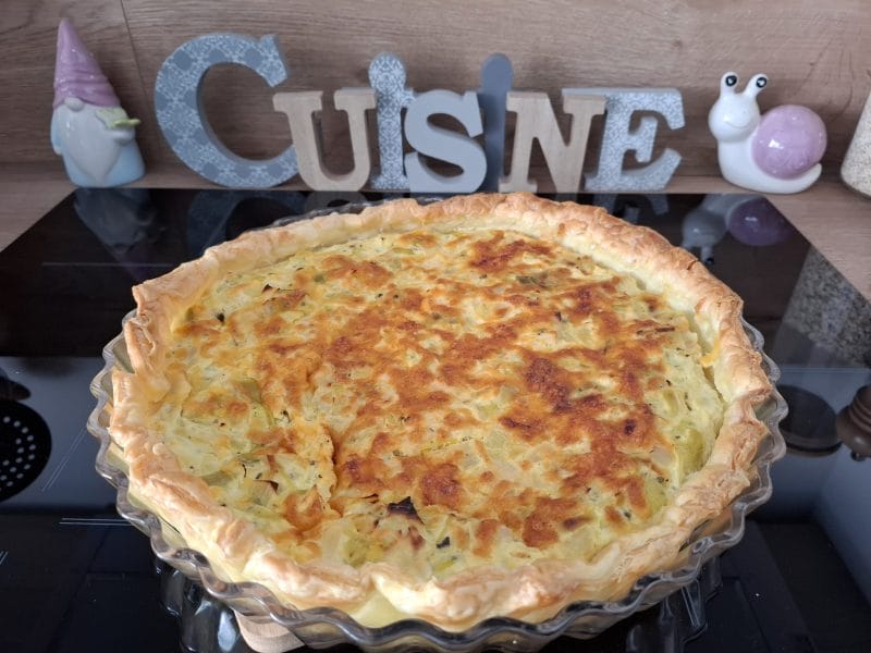 Cliquez pour zoomer ! Tarte aux poireaux Thermomix par Petroni