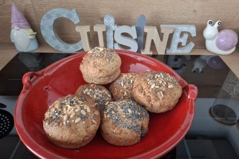 Cliquez pour zoomer ! Petits pains amande et sarrasin Thermomix par Petroni