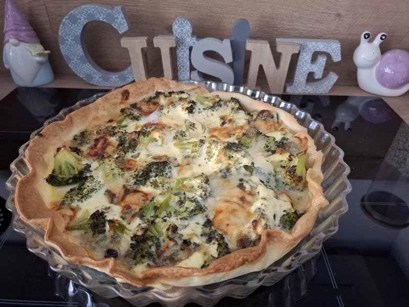 Cliquez pour zoomer ! Tarte aux brocolis et roquefort Thermomix par Petroni