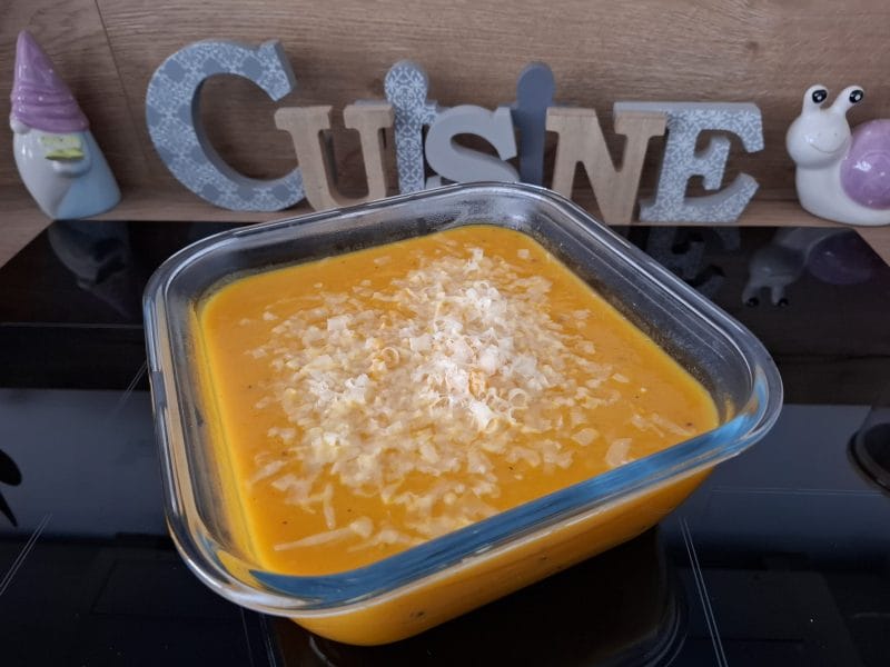 Cliquez pour zoomer ! Purée de potimarron au chorizo Thermomix par Petroni