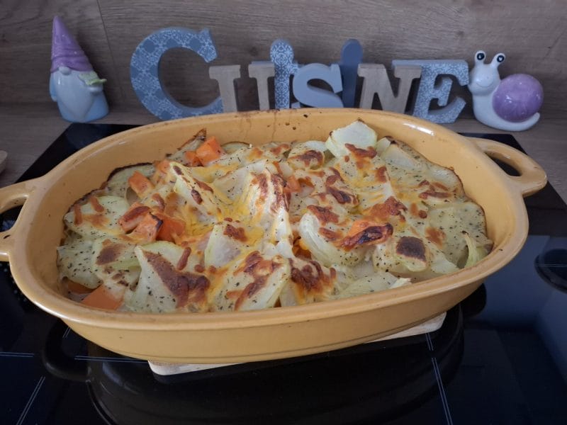 Cliquez pour zoomer ! Gratin de chou-rave Thermomix par Petroni