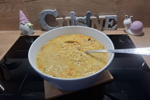 Cliquez pour zoomer ! Soupe à l’orge et aux haricots blancs Thermomix par Petroni