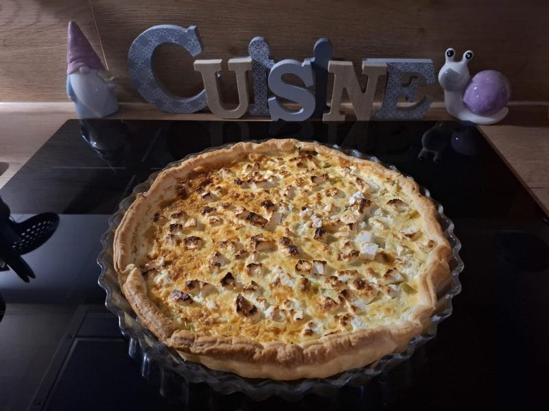 Cliquez pour zoomer ! Flamiche aux poireaux et gorgonzola Thermomix par Petroni