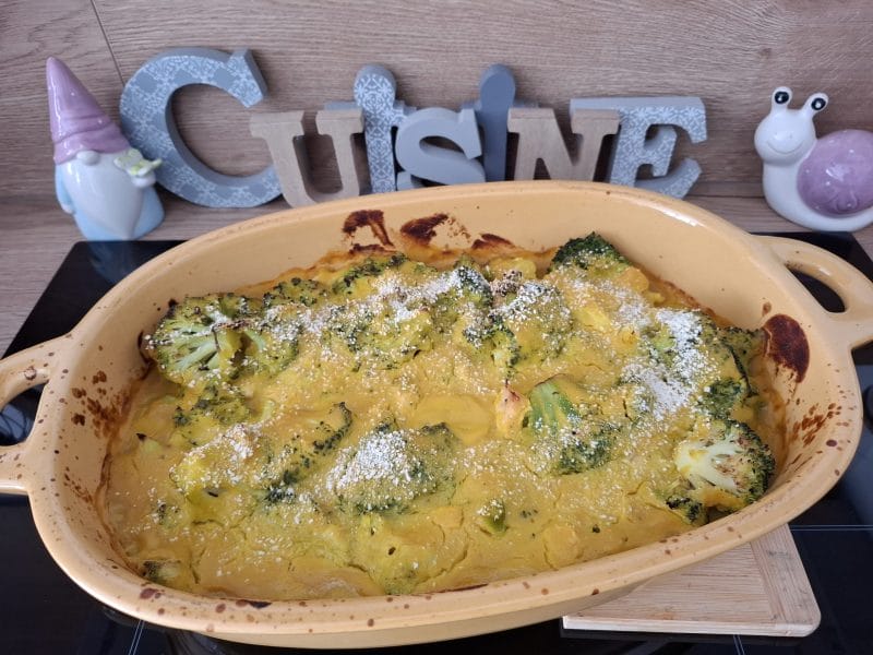 Cliquez pour zoomer ! Gratin de poulet et brocolis Thermomix par Petroni