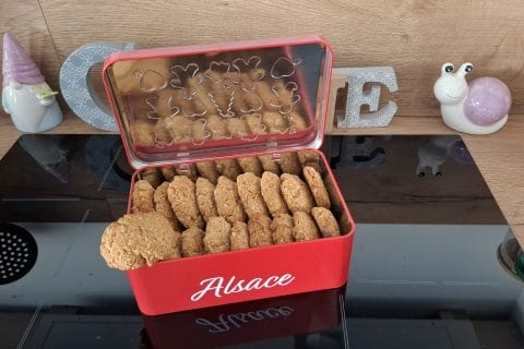 Cliquez pour zoomer ! Biscuits aux flocons d’avoine et amandes Thermomix par Petroni