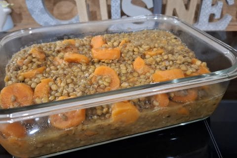 Cliquez pour zoomer ! Lentilles et ses saucisses Thermomix par Petroni