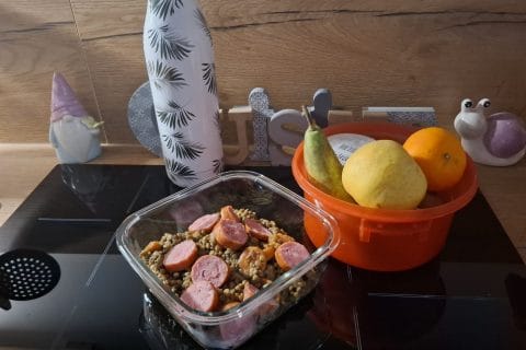 Cliquez pour zoomer ! Lentilles et ses saucisses Thermomix par Petroni