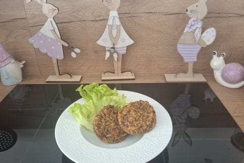 Cliquez pour zoomer ! Galettes de lentilles et quinoa Thermomix par Petroni