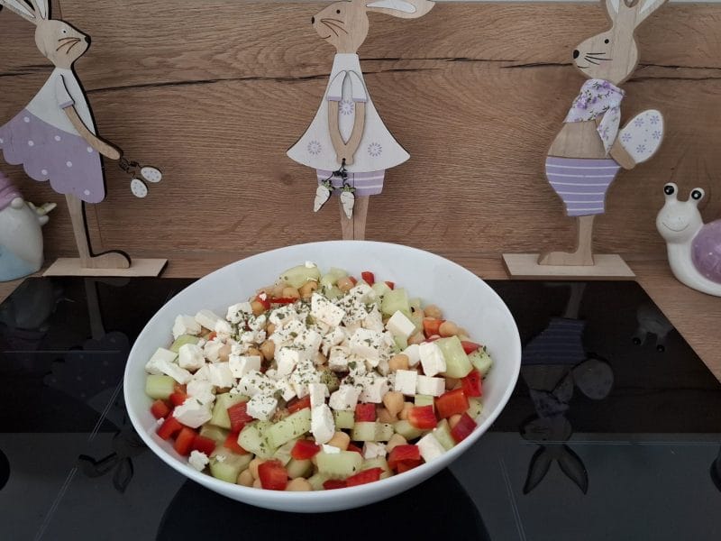 Cliquez pour zoomer ! Salade de pois chiches Thermomix par Petroni