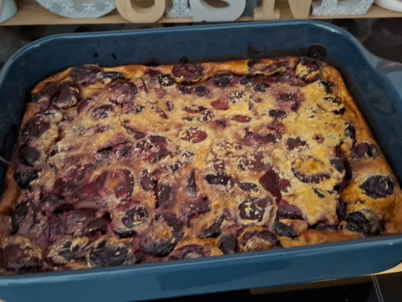 Cliquez pour zoomer ! Clafoutis aux cerises Thermomix par Petroni