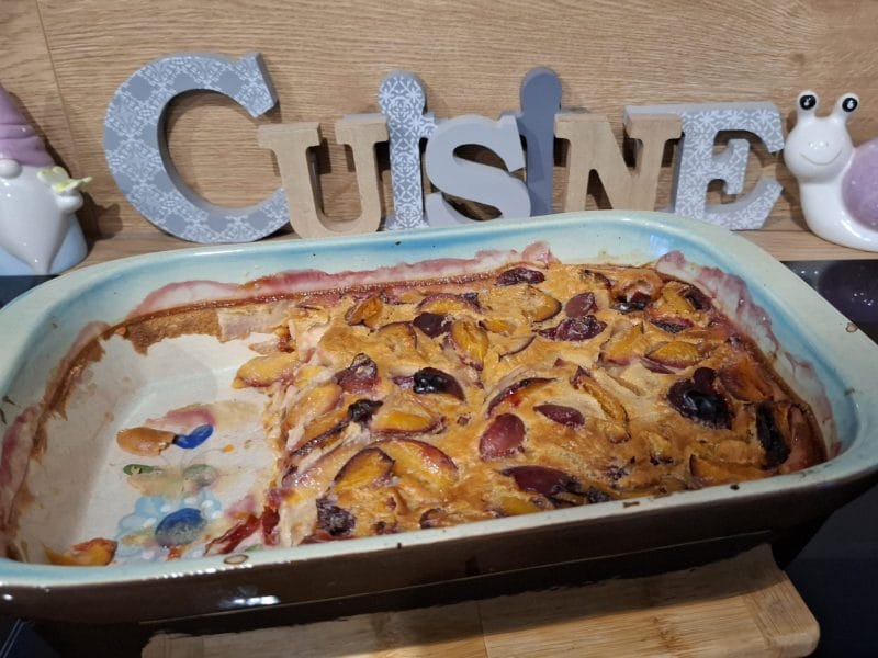 Cliquez pour zoomer ! Clafoutis aux cerises Thermomix par Petroni
