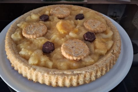 Cliquez pour zoomer ! Tarte renversée aux fruits rouges et citron vert Thermomix par Petroni