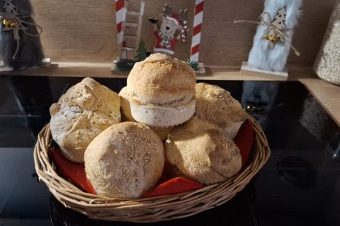 Cliquez pour zoomer ! Bürli – Petits pains suisses rustiques Thermomix par Petroni