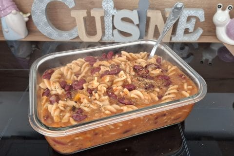 Cliquez pour zoomer ! Soupe aux haricots rouges et coquillettes Thermomix par Petroni