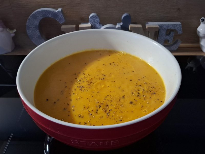 Cliquez pour zoomer ! Velouté de patates douces et carottes Thermomix par Petroni