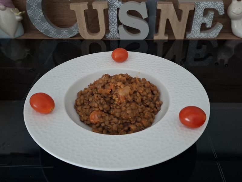 Cliquez pour zoomer ! Mijoté de lentilles épicées Thermomix par Petroni