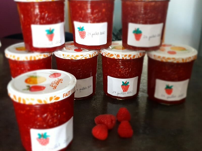 Confiture de framboises au Thermomix - Cookomix