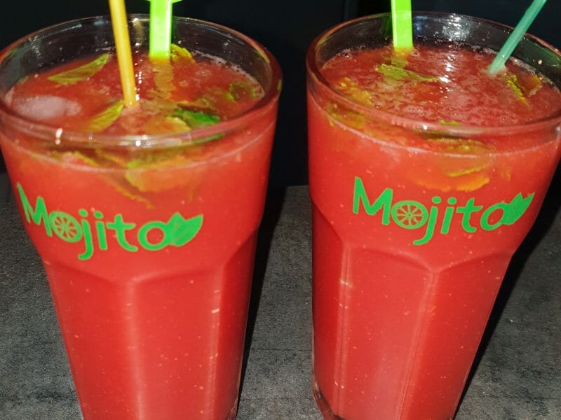 Cliquez pour zoomer ! Mojito fraise Thermomix par Petroni