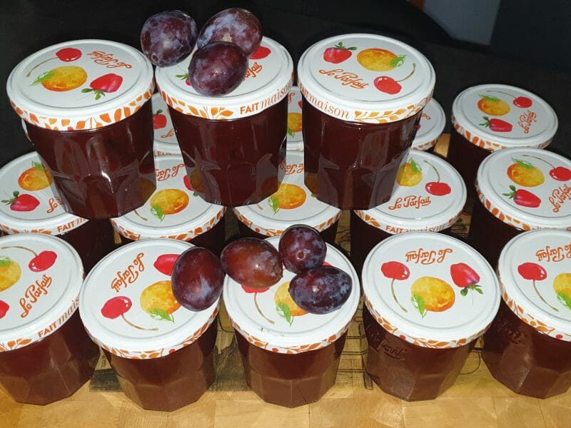 Cliquez pour zoomer ! Confiture de quetsches à la cannelle Thermomix par Petroni