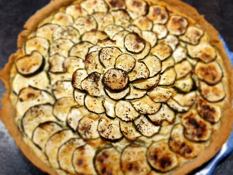 Cliquez pour zoomer ! Tarte courgettes et ricotta Thermomix par Petroni