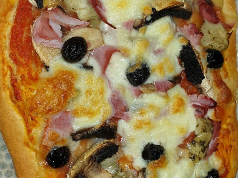 Cliquez pour zoomer ! Pizza capricciosa Thermomix par Petroni