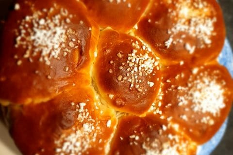 Cliquez pour zoomer ! Brioche sans beurre, sans oeufs Thermomix par Petroni