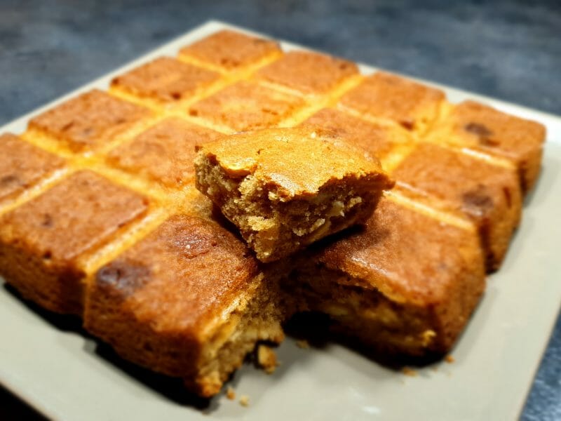 Cliquez pour zoomer ! Carrés spéculoos et chocolat blanc Thermomix par Petroni