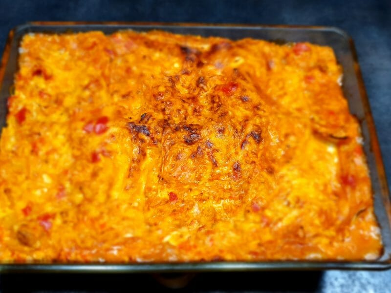 Cliquez pour zoomer ! Lasagnes au poulet et poivrons Thermomix par Petroni