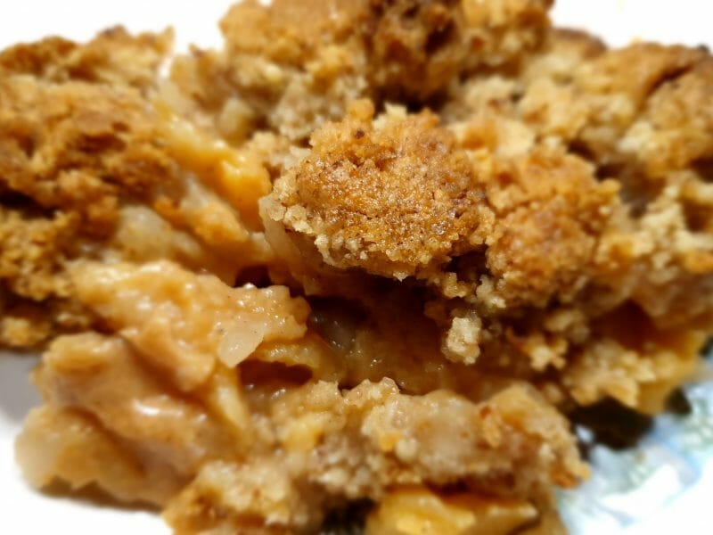 Cliquez pour zoomer ! Crumble au kaki Thermomix par Petroni