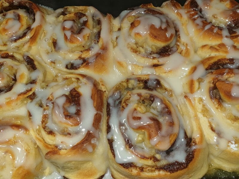 Cliquez pour zoomer ! Roulés aux pommes et à la cannelle Thermomix par Petroni