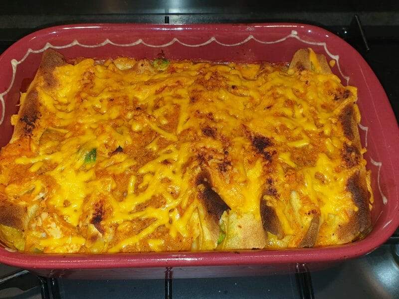 Cliquez pour zoomer ! Enchiladas au poulet Thermomix par Petroni